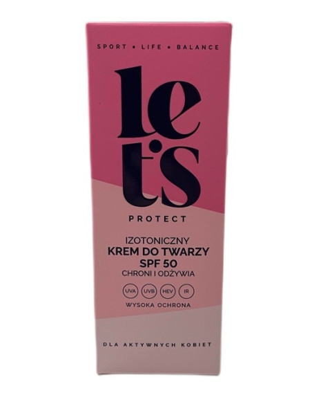 Izotoniczny Krem Do Twarzy SPF 50 - 50 ml. | Let's