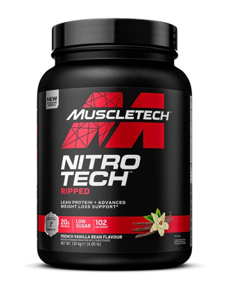 Nitro-Tech Ripped, French Vanilla Bean - 1810g | MuscleTech