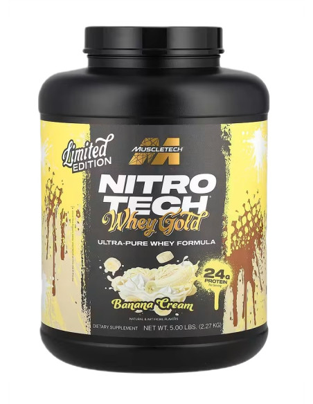 Nitro-Tech Whey Gold, Banana Cream - 2270g | MuscleTech