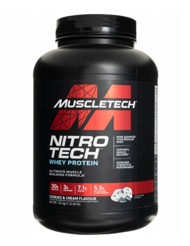 Nitro-Tech, Cookies & Cream - 1810g | MuscleTech