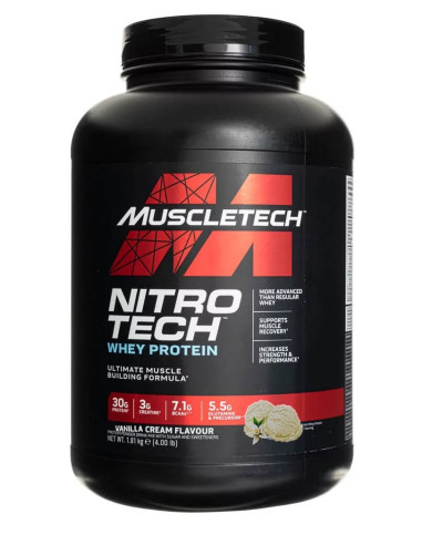 Nitro-Tech, Vanilla Cream - 1810g | MuscleTech