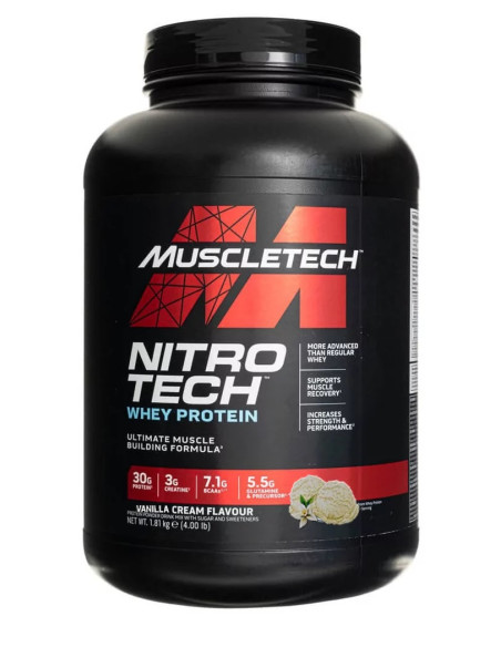 Nitro-Tech, Vanilla Cream - 1810g | MuscleTech
