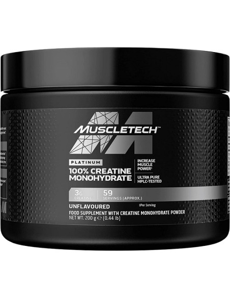 Platinum 100% Creatine Monohydrate - 200g | MuscleTech