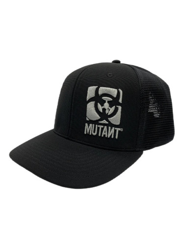 Mutant Fitted Flex Cap, Black & Silver -...