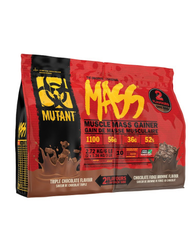 Mutant Mass 2 Flavours, Triple Chocolate &...