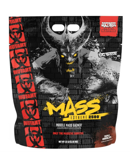 Mutant Mass Extreme 2500, Triple Chocolate - 5450g | Mutant