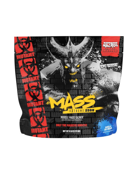 Mutant Mass Extreme 2500, Vanilla Ice Cream - 2720g | Mutant