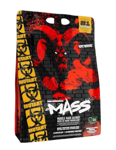 Mutant Mass, Chocolate Fudge Brownie - 6800g | Mutant