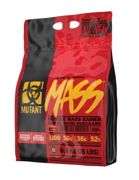 Mutant Mass, Strawberry Banana - 6800g | Mutant