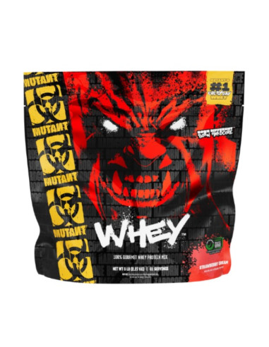 Mutant Whey, Strawberry Cream - 2270g | Mutant