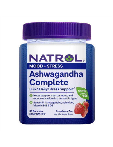 Ashwagandha Complete, Strawberry Zen - 30 gummies | Natrol