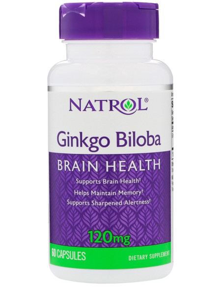 Ginkgo Biloba, 120mg - 60 caps | Natrol