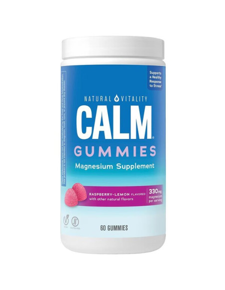 Calm Gummies, Raspberry Lemon - 60 gummies | Natural Vitality