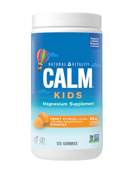 Calm Kids Gummies, Sweet Citrus - 120 gummies | Natural Vitality