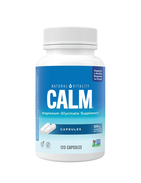 Calm Magnesium Glycinate - 120 caps | Natural Vitality