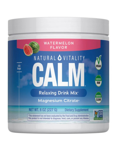 Calm Magnesium Powder, Watermelon - 226g |...
