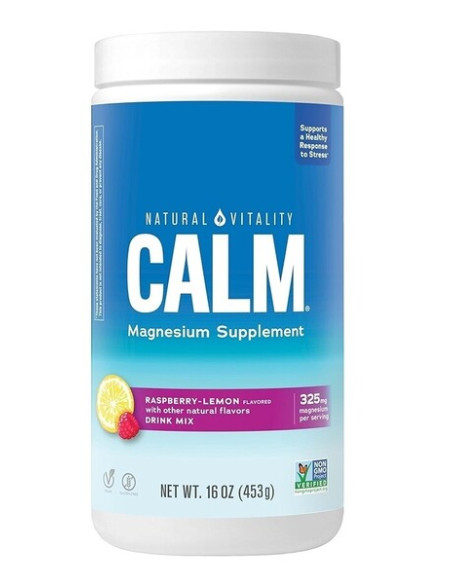 Natural Calm, Raspberry Lemon - 453g | Natural Vitality
