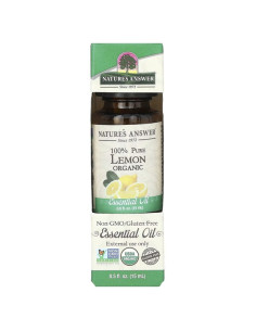100% Pure Lemon Essential Oil - 15 ml. | Nature's Answer
