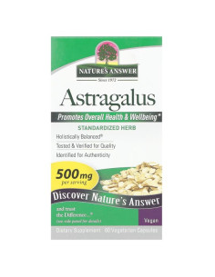 Astragalus Root, 500mg - 60 vcaps | Nature's Answer