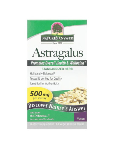 Astragalus Root, 500mg - 60 vcaps | Nature's...