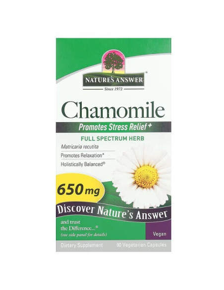 Chamomile, 650mg - 90 vcaps | Nature's Answer
