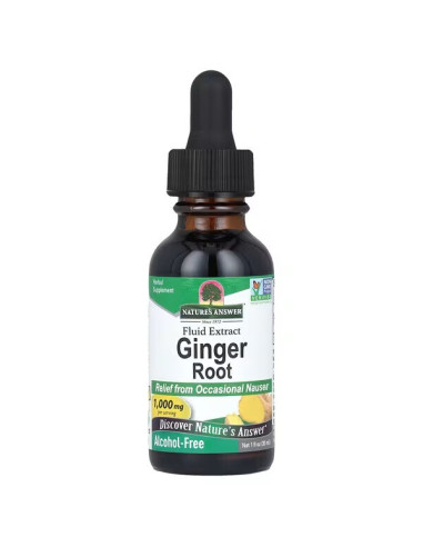Ginger Root, 1000mg - 30 ml. | Nature's Answer