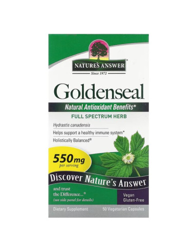 Goldenseal Root, Capsules - 50 vcaps | Nature's...