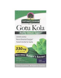 Gotu Kola Extract, 330mg - 60 vcaps | Nature's Answer