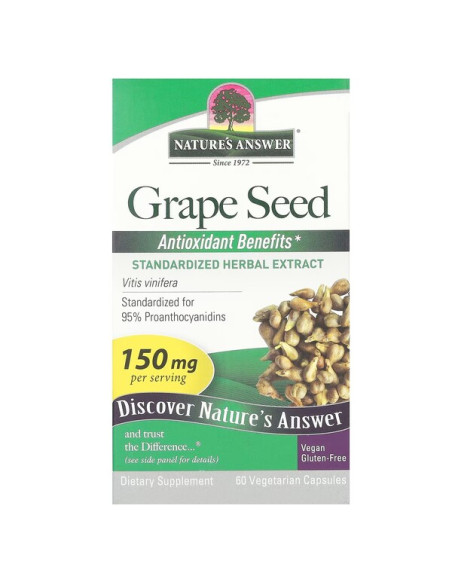 Grape Seed, 150mg - 60 vcaps | Nature's Answer