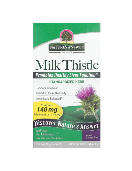 Milk Thistle - 120 vcaps | Nature's Answer