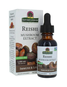 Reishi Mushroom Extract, 1000mg - 30 ml. | Nature's Answer