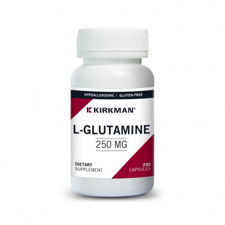 L-Glutamine 250 mg Capsules - Hypo - 250 Capsules | Kirkman Labs