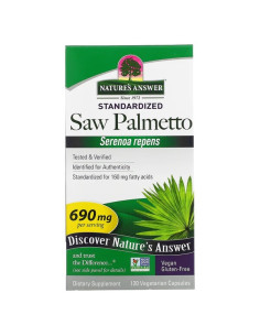 Saw Palmetto Extract, 690mg - 120 vcaps | Nature's Answer