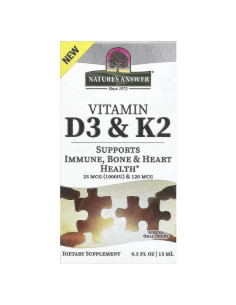 Vitamin D3 & K2 - 15 ml. | Nature's Answer