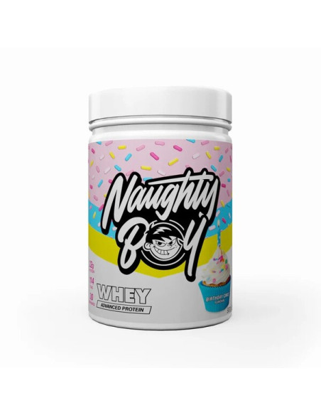 Advanced Whey, Birthday Cake - 900g | Naughty Boy