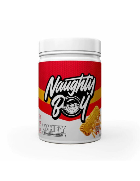 Advanced Whey, Caramel Biscuit - 900g | Naughty Boy