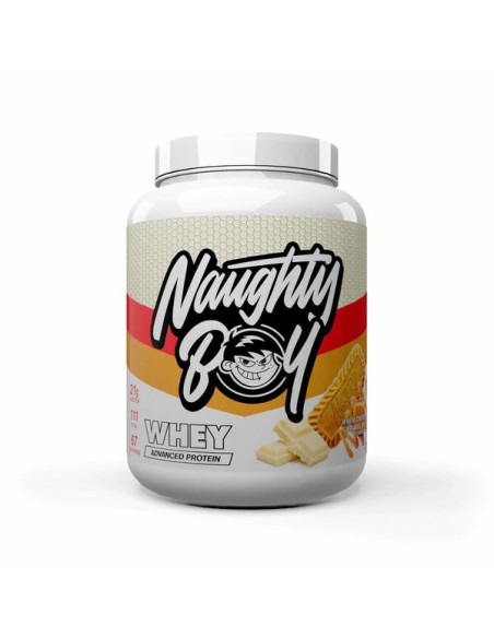 Advanced Whey, White Chocolate Caramel Biscuit - 2010g | Naughty Boy