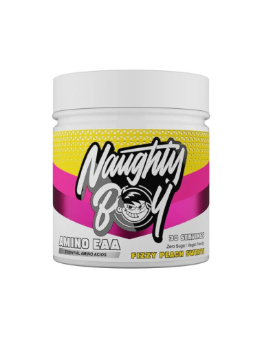 Amino EAA, Fizzy Peach Sweets - 345g | Naughty Boy