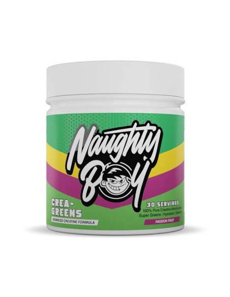 Crea-Greens, Passion Fruit - 270g | Naughty Boy
