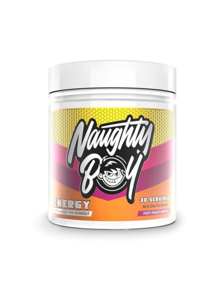 Energy, Fizzy Peach Sweets - 390g | Naughty Boy