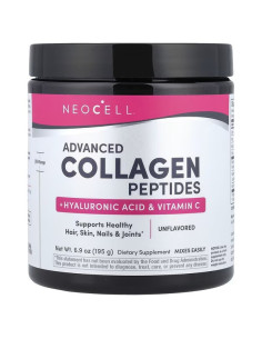 Advanced Collagen Peptides with Vitamin C & Hyaluronic...
