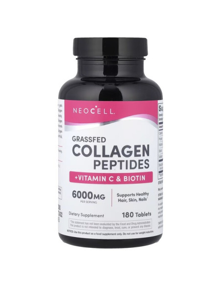 Grassfed Collagen Peptides + Vitamin C & Biotin - 180 tablets | NeoCell