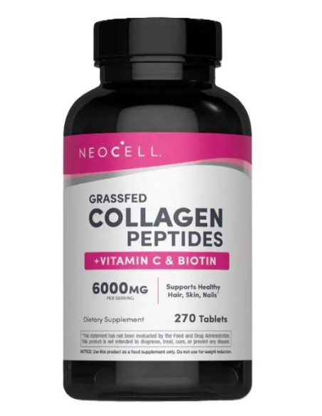 Grassfed Collagen Peptides + Vitamin C & Biotin - 270 tablets | NeoCell