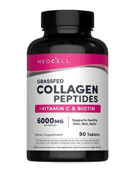Grassfed Collagen Peptides + Vitamin C & Biotin - 90 tablets | NeoCell