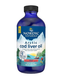 Arctic Cod Liver Oil, 1060mg Strawberry - 237 ml. |...