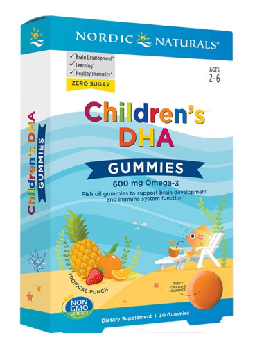Children's DHA Gummies, 600mg - 30 gummies |...