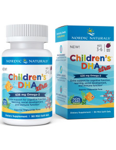 Children's DHA Xtra, 636mg Berry Punch - 90 mini softgels...