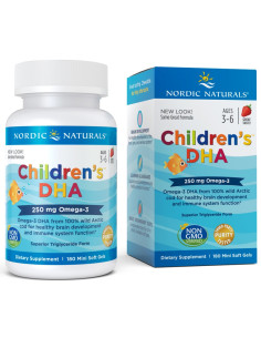 Children's DHA, 250mg Omega-3 Strawberry - 180 mini...