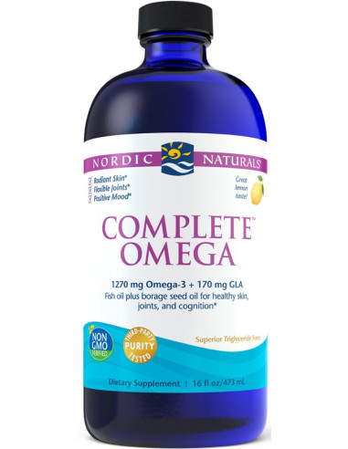 Complete Omega, 1270mg Lemon - 473 ml. | Nordic...