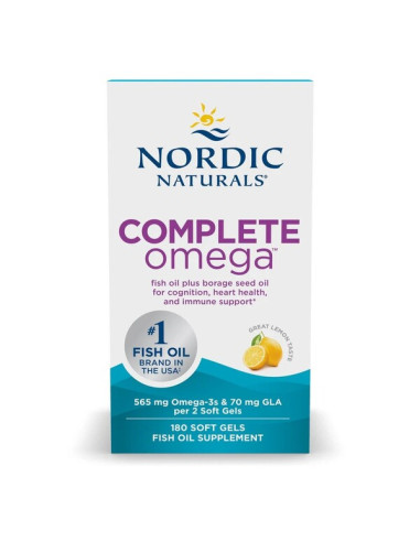 Complete Omega, 565mg Lemon - 180 softgels |...